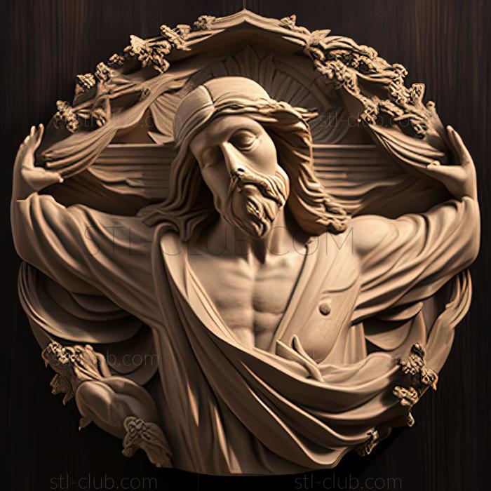 3D model st jesus (STL)